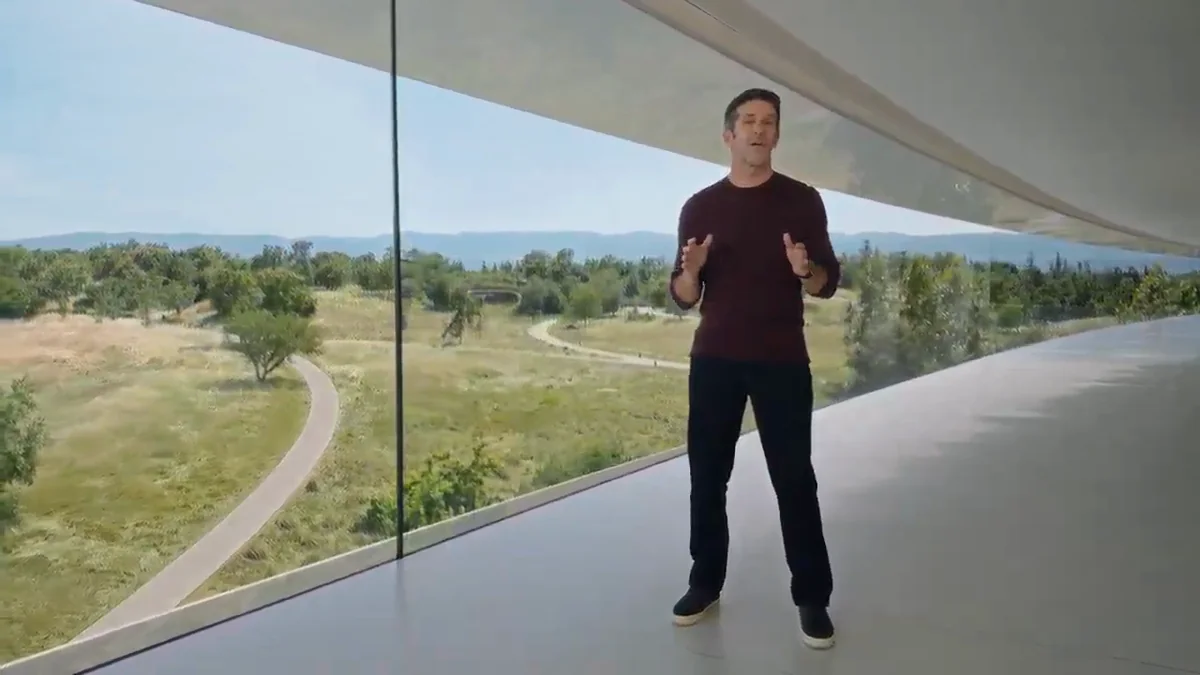Eröffnung des Apple Events im Apple Park