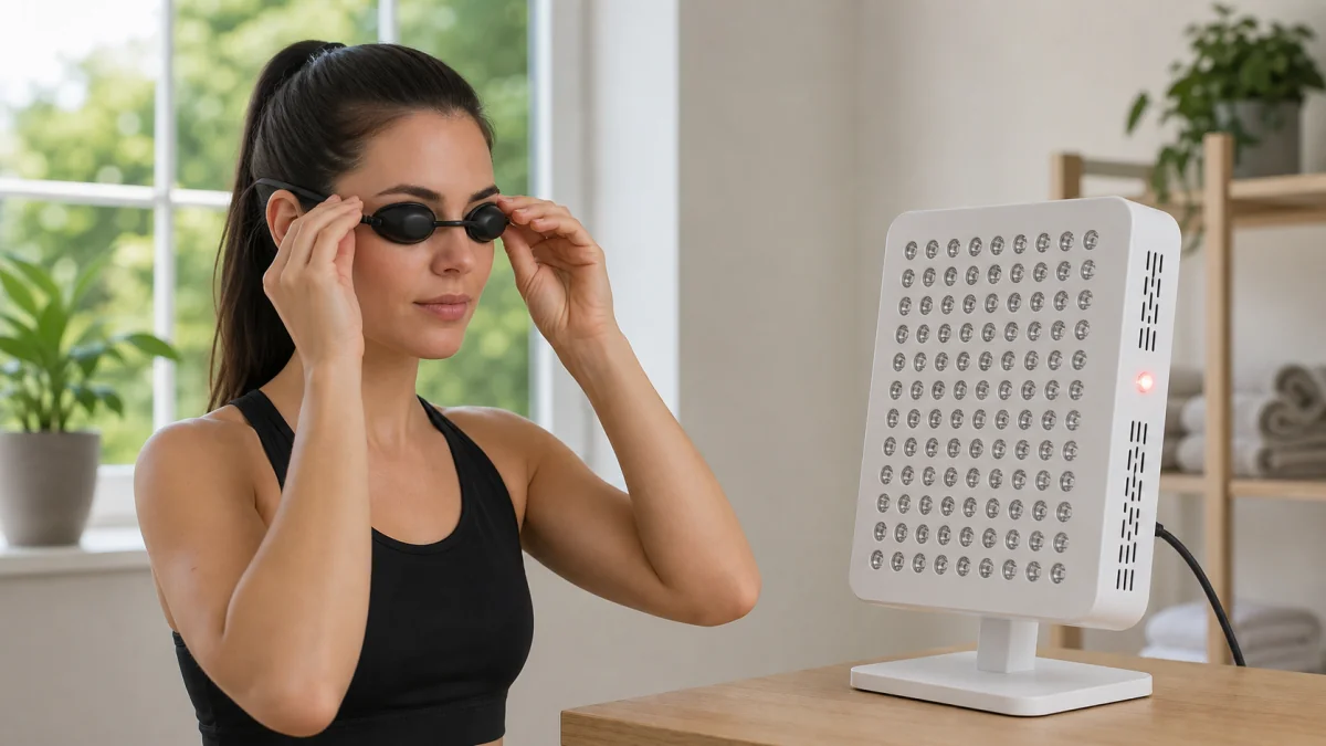 Rotlichttherapie: Augen, Sicherheit und Nebenwirkungen