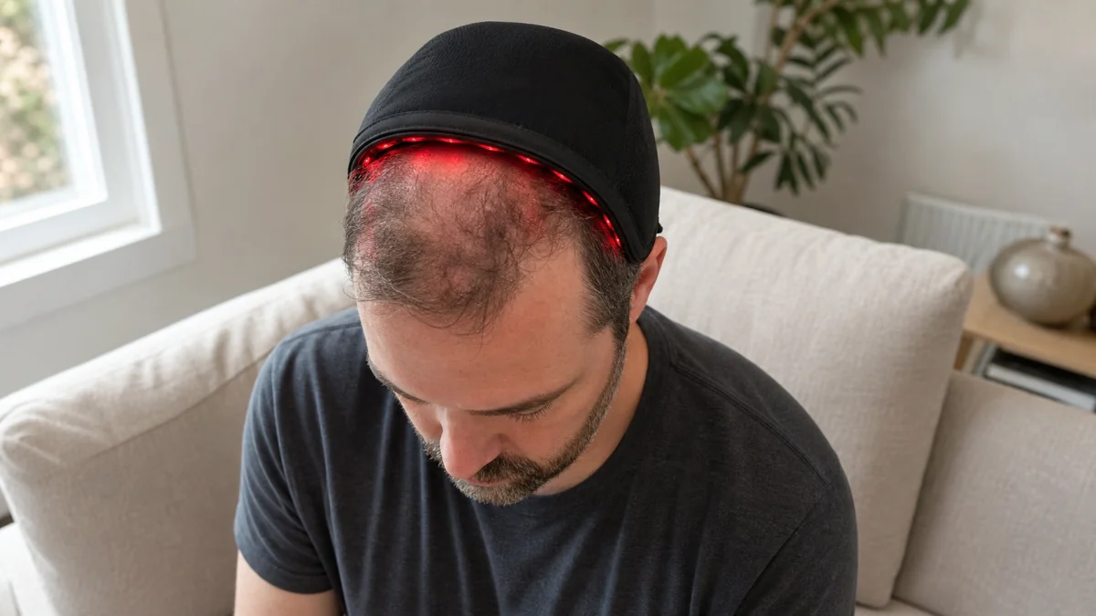 Rotlichttherapie bei Haarausfall: Caps, Helme und Laser 2026