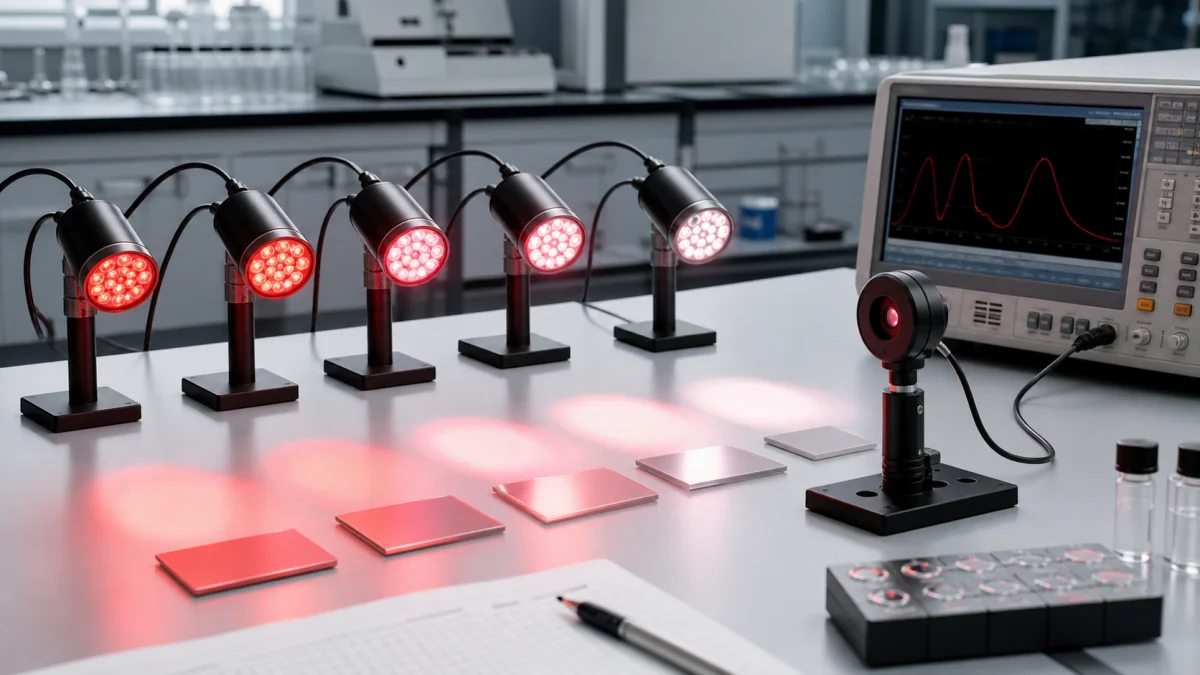 Rotlichttherapie-Wellenlängen: 630, 660, 810, 830 und 850 nm