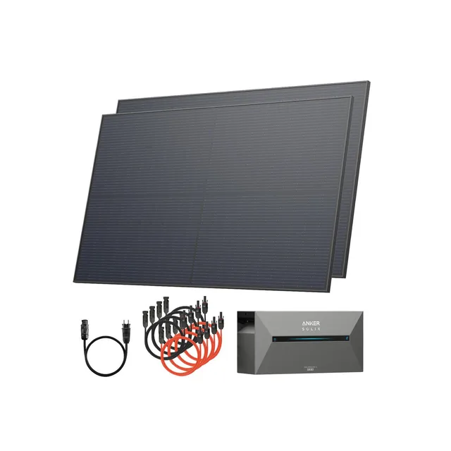 Solarway 920 Wp mit Anker Solarbank 2 E1600 Pro, ohne Halterung